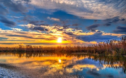 Sunset over the Danube Delta - Credit: iStock