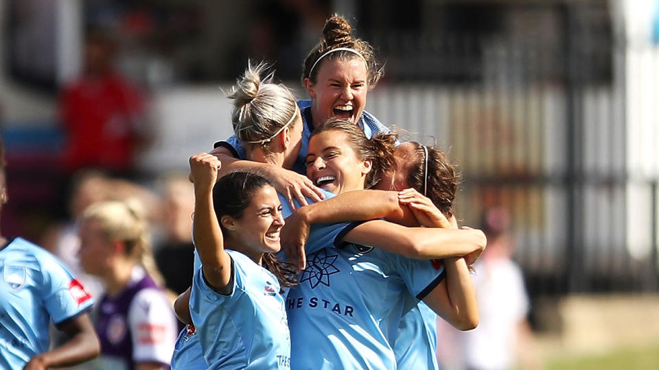 Sydney FC have won their first W-League trophy in six years. Pic: Getty