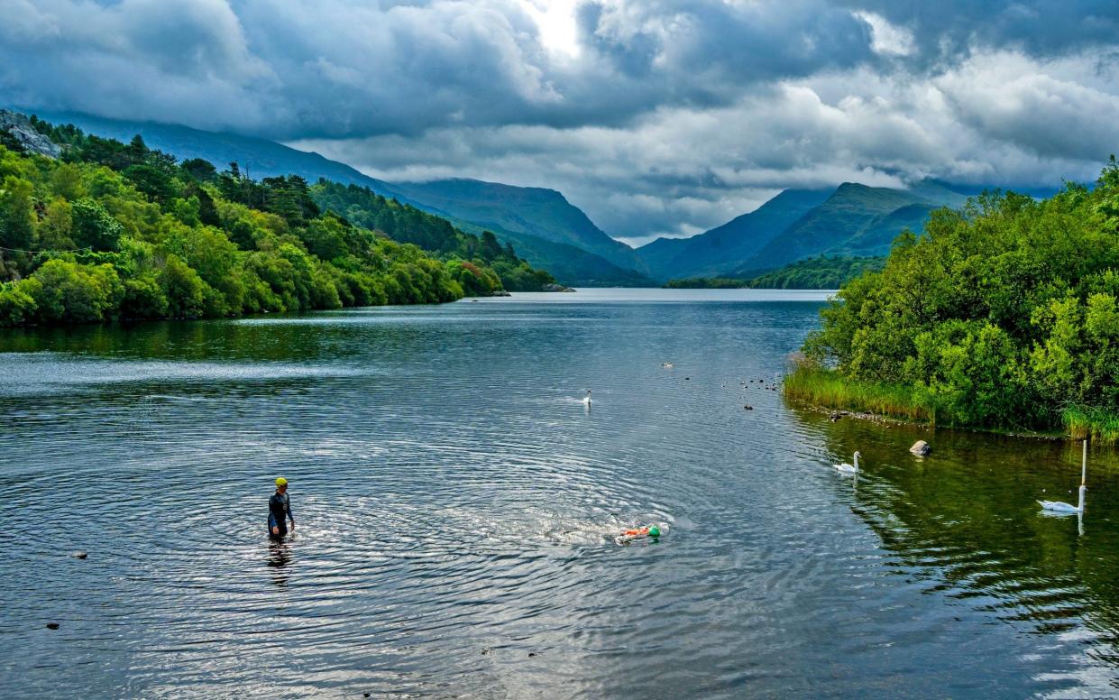 Llyn Padarn lake in Snowdonia. The case centres on a housing development at the national park - PA / Peter Byrne 