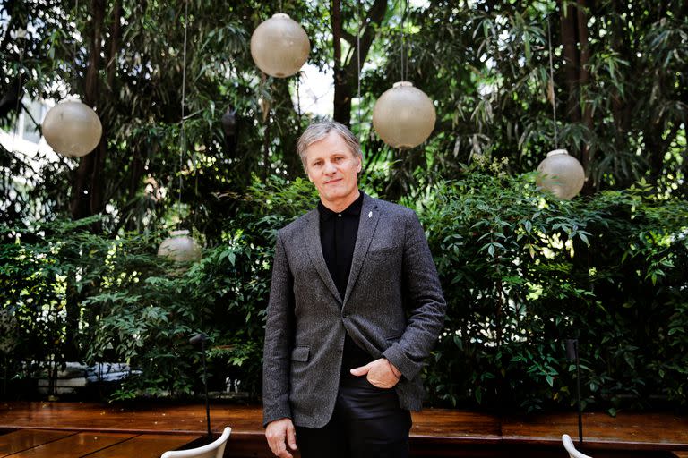 Viggo Mortensen en entrevista con La Nación