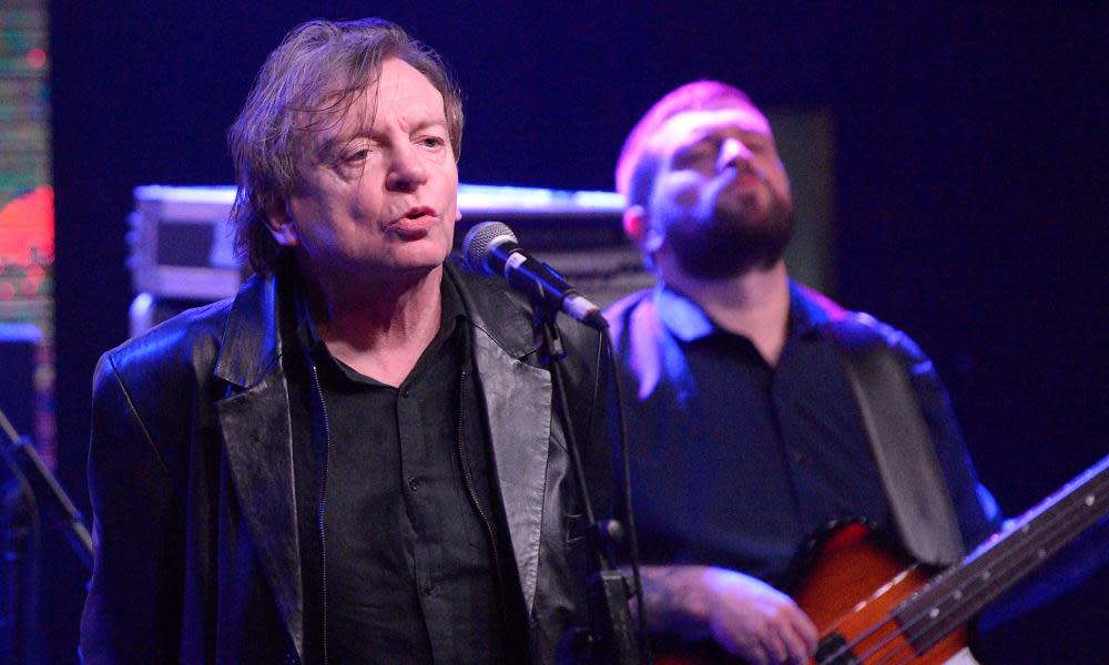 Mark E Smith at The Arts Club, Liverpool, in January 2017.