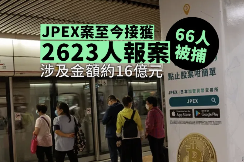 JPEX詐騙案再拘30人 累計66人被捕