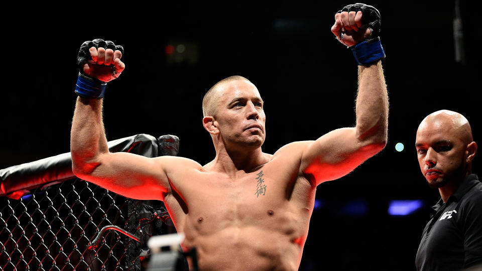 Georges St-Pierre is the greatest UFC fighter Canada has ever seen. (Photo by Jeff Bottari/Zuffa LLC/Zuffa LLC via Getty Images)