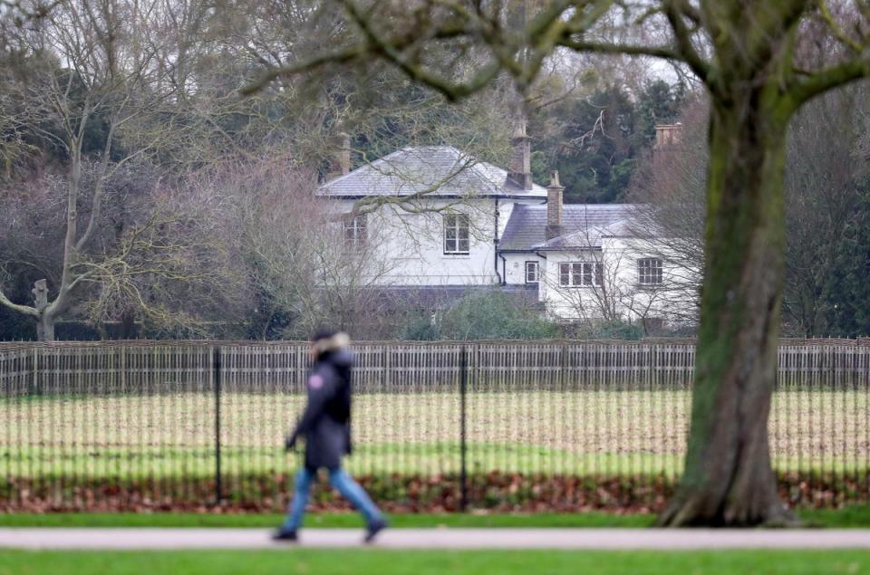 Frogmore Cottage – Harry and Meghan’s UK home (Steve Parsons/PA) (PA Archive)