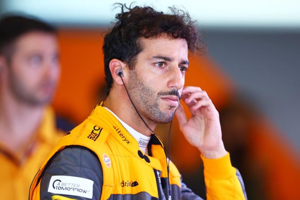 The writing was on the wall for Ricciardo at McLaren after last year’s British Grand Prix (Getty Images)
