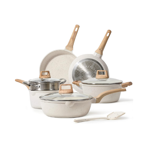 Granitestone Nonstick Pots and Pans Set Cookware Set Knife Set