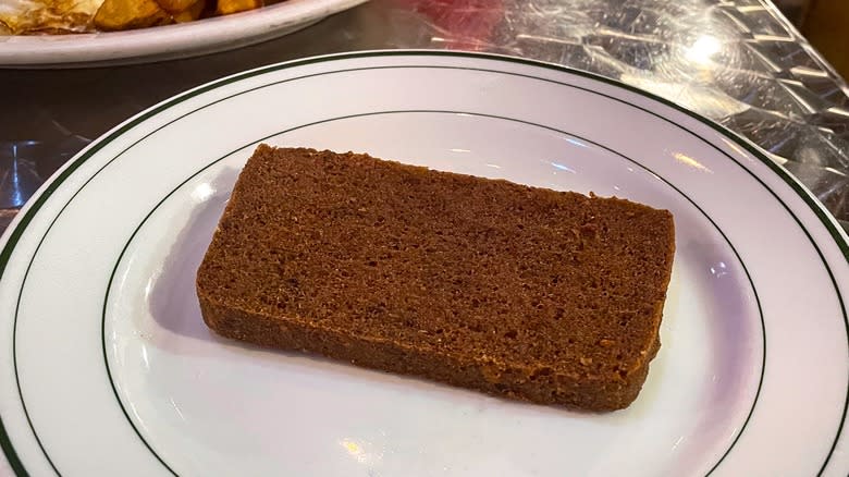 scrapple on a plate