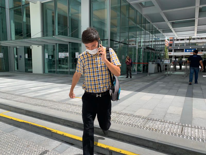 Alan Tham Xiang Sheng, 34, was charged on 7 April 2020 for allegedly breaching his Stay-Home Notice (SHN) to eat bak kut teh. (PHOTO: Wan Ting Koh/Yahoo News Singapore)