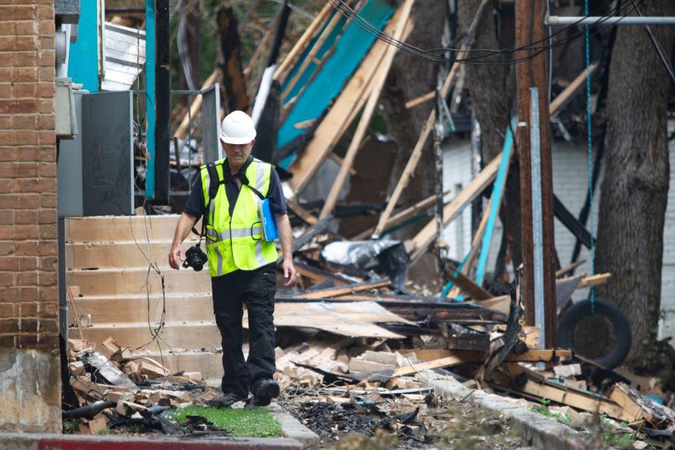 A fire broke out at the apartment complex the morning of July 20, 2018.