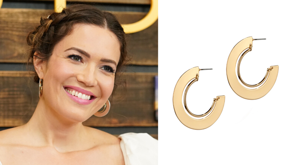 Mandy Moore in the Uma Hoops. Images courtesy of Jenny Bird.