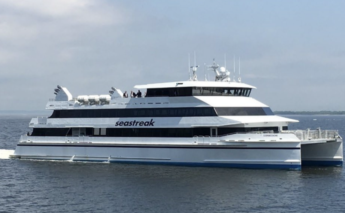 Seastreak operates a fleet of 10 high speed ferries.