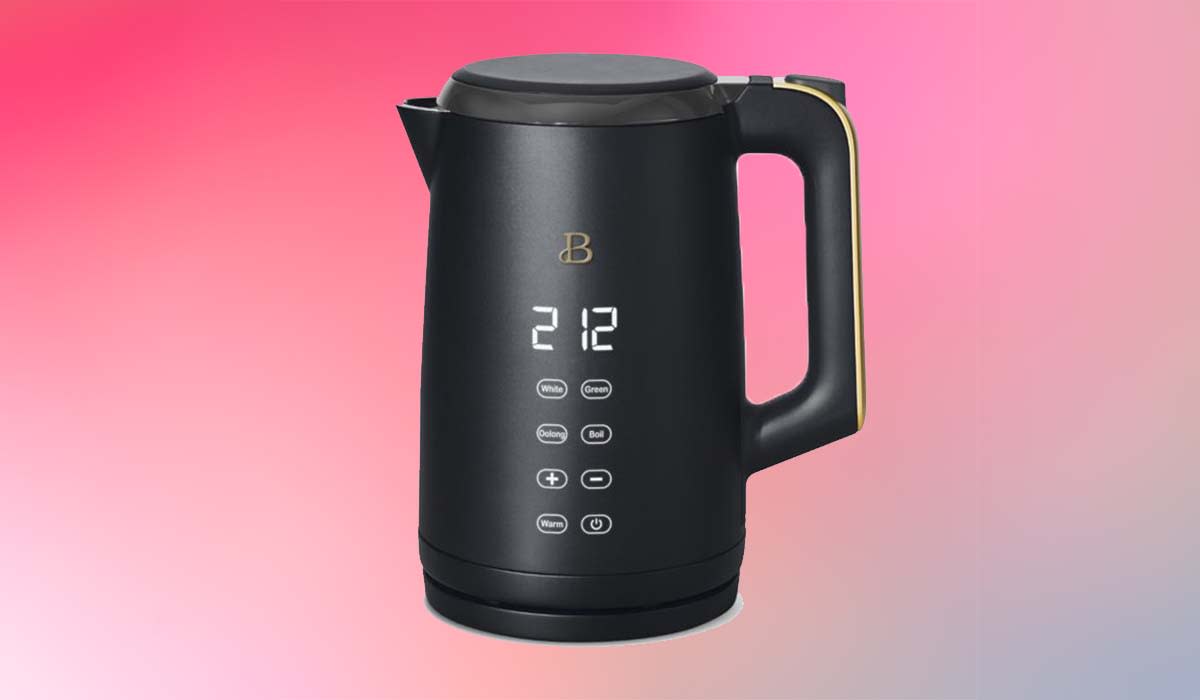 You can get the kettle in black, gray, white or the iconic sage color now for just $36.