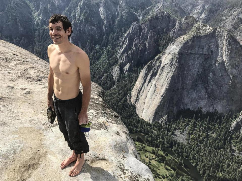 Honnold estimates he has free-solo climbed more than 35 routes (National Geographic/Jimmy Chin)