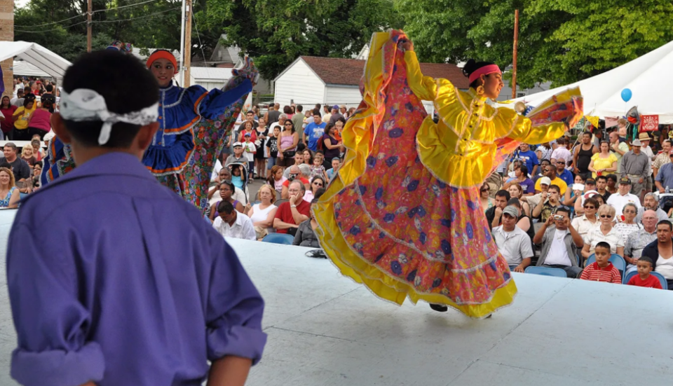 The Topeka Cello Collective will perform at the Cinco de Mayo Fiesta in NOTO's Redbud Park. Special guests Ballet Folklorico de Topeka will also appear.