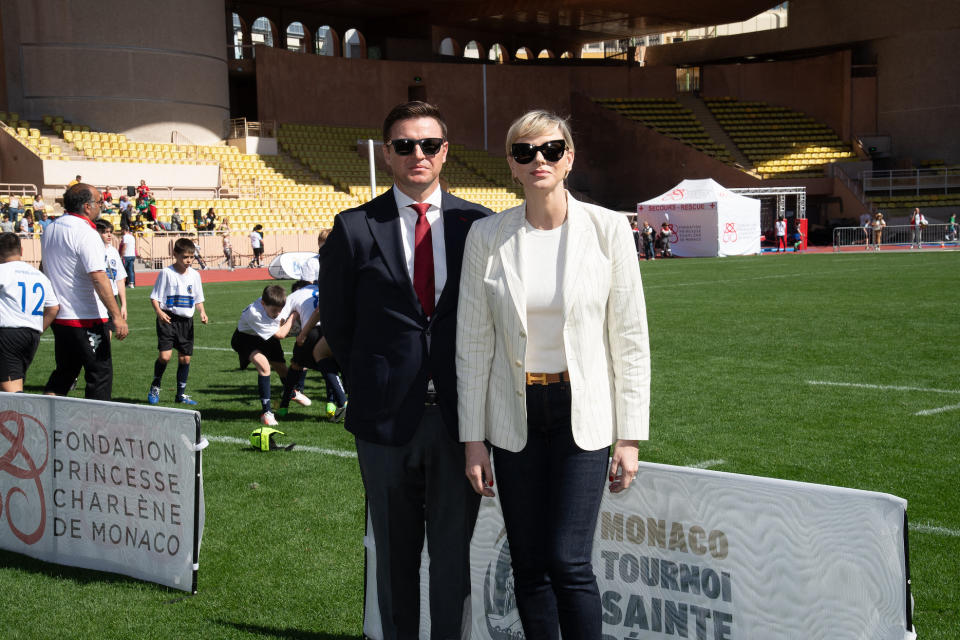 Charlène de Monaco et son frère Gareth