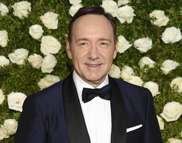 In this June 11, 2017 file photo, Kevin Spacey arrives at the 71st annual Tony Awards at Radio City Music Hall in New York.