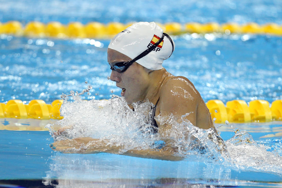 Marina García compitiendo en los 200m braza del Campeonato del Mundo de Shanghai el pasado verano (Foto: Feng Li/Getty Images)