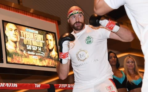 There are concerns that Fury is now zealously over-training - Credit: Getty Images