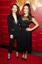 Emma Roberts and Lea Michele look chic in all-black ensembles at the Kohl’s New Gifts at Every Turn holiday shopping event in N.Y.C. on Wednesday.