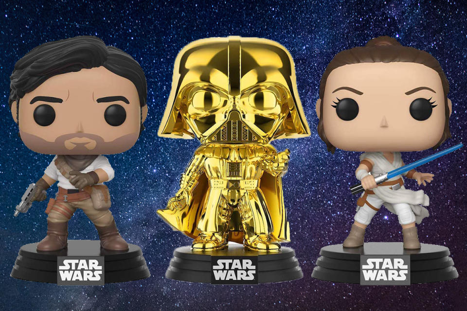 Funko POP! bobbleheads are just the start of Amazon's out-this-world Star Wars sale. (Photo: Getty/Amazon)