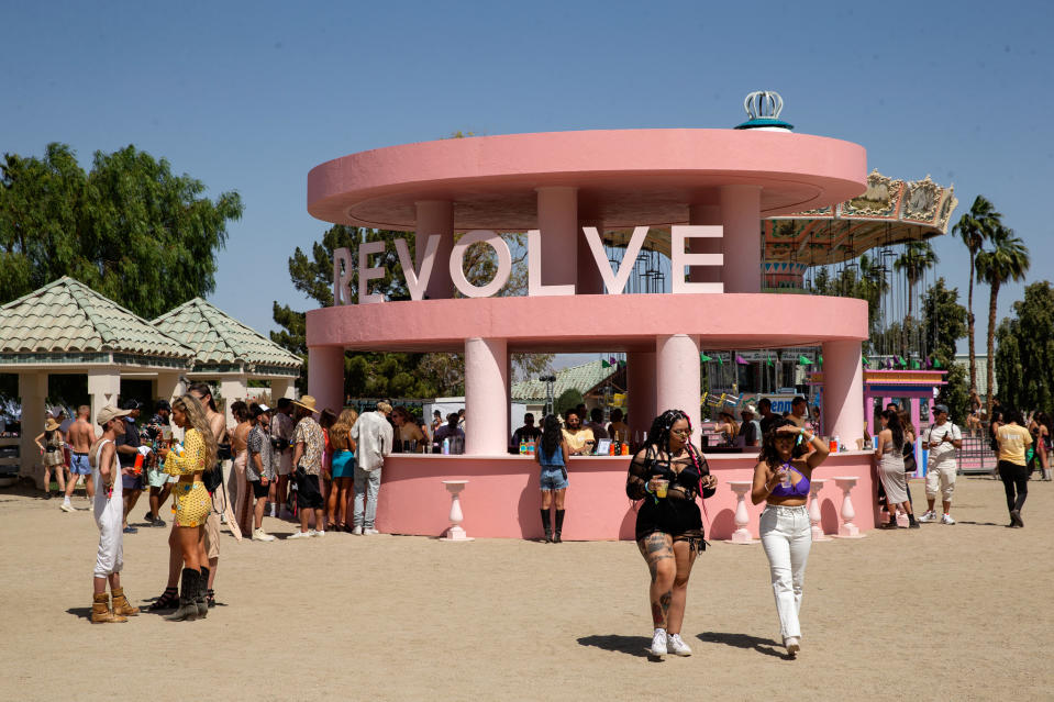 The scene at the Revolve Festival. - Credit: Lexie Moreland/WWD