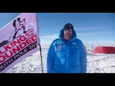 Competitive element of South Pole expedition suspended