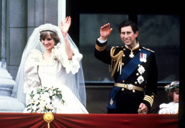 <p>IMAGO / TT</p><p>In a royal wedding for the ages, <strong>Prince Charles </strong>wed<strong> Lady Diana Spencer </strong>on July 29, 1981, to great fanfare. They had been introduced in 1977, but it took another three years for them to re-meet and begin dating. </p><p>Of course, their 15-year union was famously rife with unhappiness, as Diana described her wedding day as “the worst day of [her] life." The pair separated in 1992 and were divorced in 1996, one year before Princess Diana would die tragically in a car crash.</p><p><strong>Related: <a href="https://parade.com/1253738/jessicasager/princess-diana-quotes/" rel="nofollow noopener" target="_blank" data-ylk="slk:50 Best Princess Diana Quotes to Celebrate Her Life;elm:context_link;itc:0;sec:content-canvas" class="link ">50 Best Princess Diana Quotes to Celebrate Her Life</a></strong></p>