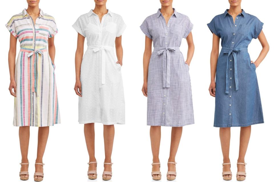 Time and Tru’s Belted Dress at Walmart Is the Perfect Summer Dress