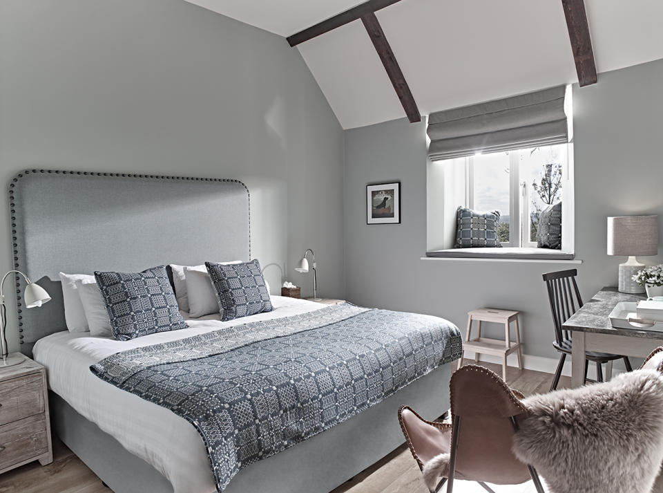 <p><span>Kick back in the Cotswolds with a stay in back-to-nature bolthole </span><a rel="nofollow noopener" href="http://www.thefishhotel.co.uk/" target="_blank" data-ylk="slk:The Fish Hotel;elm:context_link;itc:0;sec:content-canvas" class="link "><span>The Fish Hotel</span></a><span>. Set in a 400-acre private estate, you can try activities like archery, quad biking and hiking before bedding down in your Scandi-style bedroom. B&B starts at £85 per room, per night. [Photo: The Fish Hotel]</span> </p>