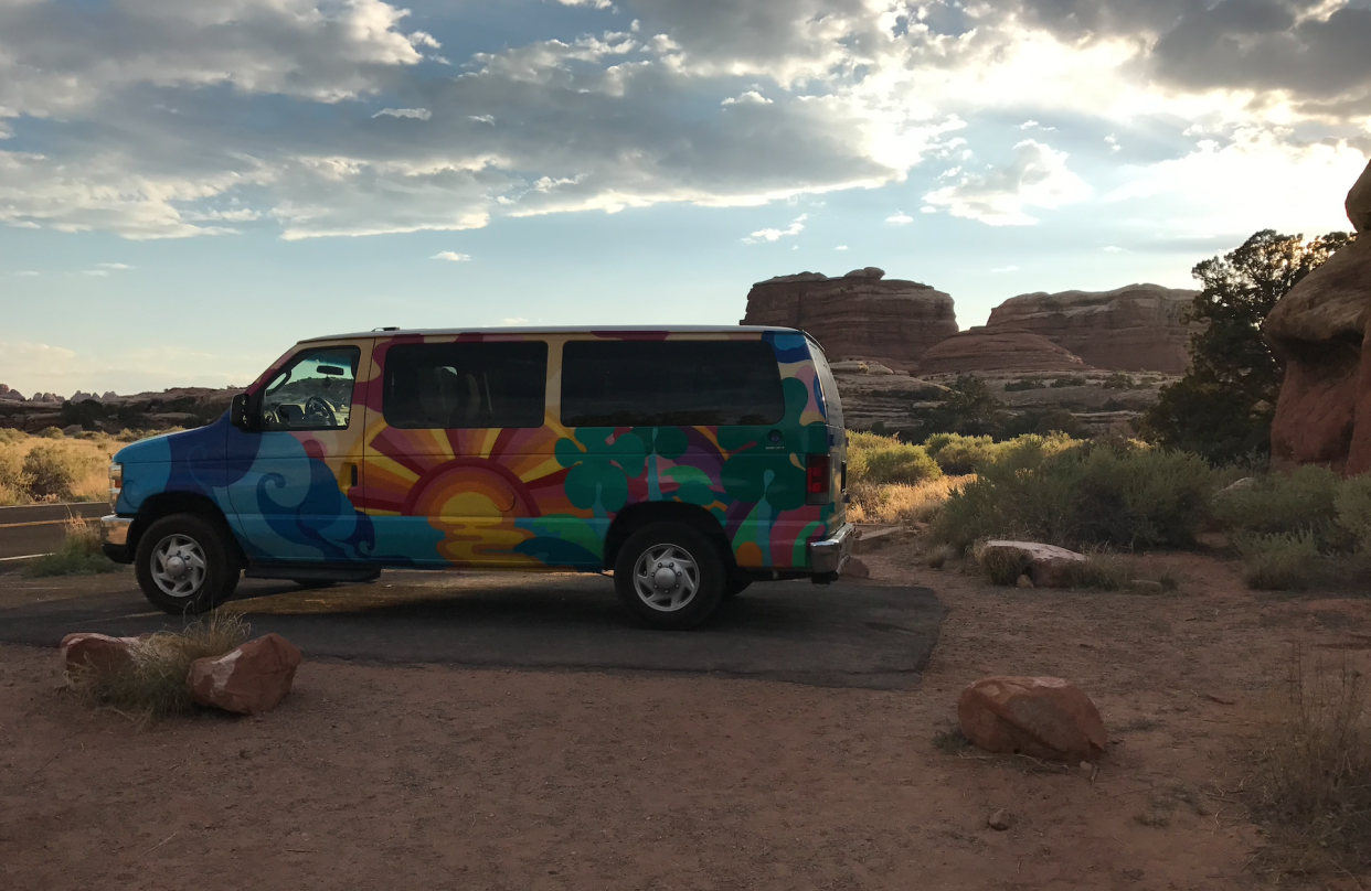In 2017 the Mercurios took a Ford Econoline and went on a family camping trip out West. They stopped at Utah, Colorado, and Arizona.