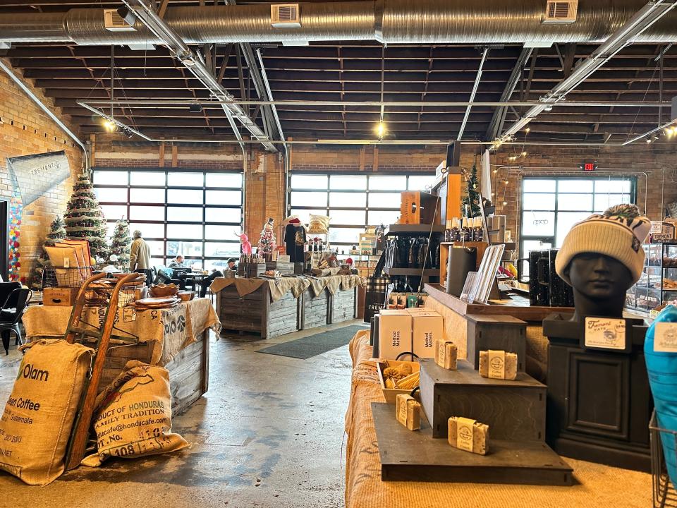 There's lots of swag for sale and room to explore before you settle in with a cup of your favorite Tremont Coffee Co. brew.