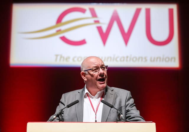 CWU General Secretary Dave Ward 