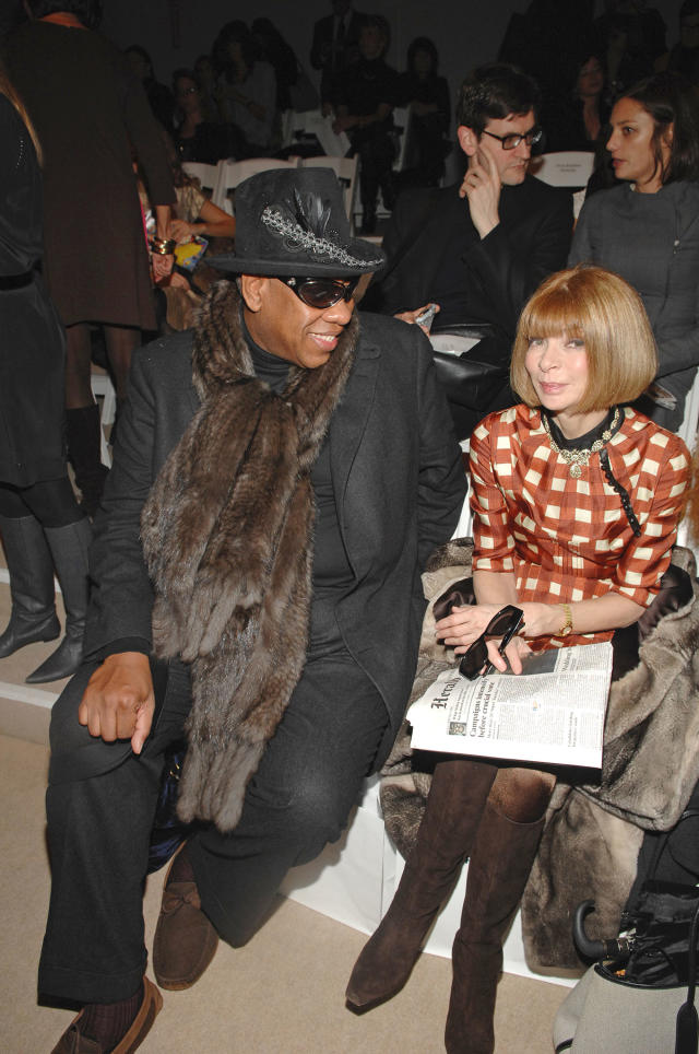 André Leon Talley and Anna Wintour made up before his death