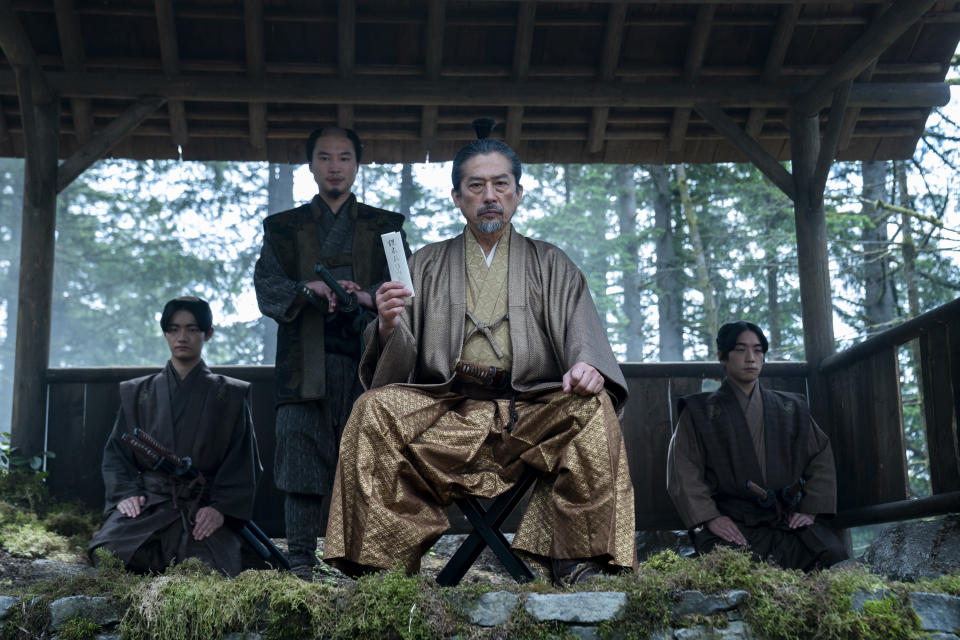 (L-R): Hiroto Kanai & Hiroyuki Sanada in <em><a href="https://deadline.com/tag/shogun/" rel="nofollow noopener" target="_blank" data-ylk="slk:Shōgun;elm:context_link;itc:0;sec:content-canvas" class="link ">Shōgun</a></em>