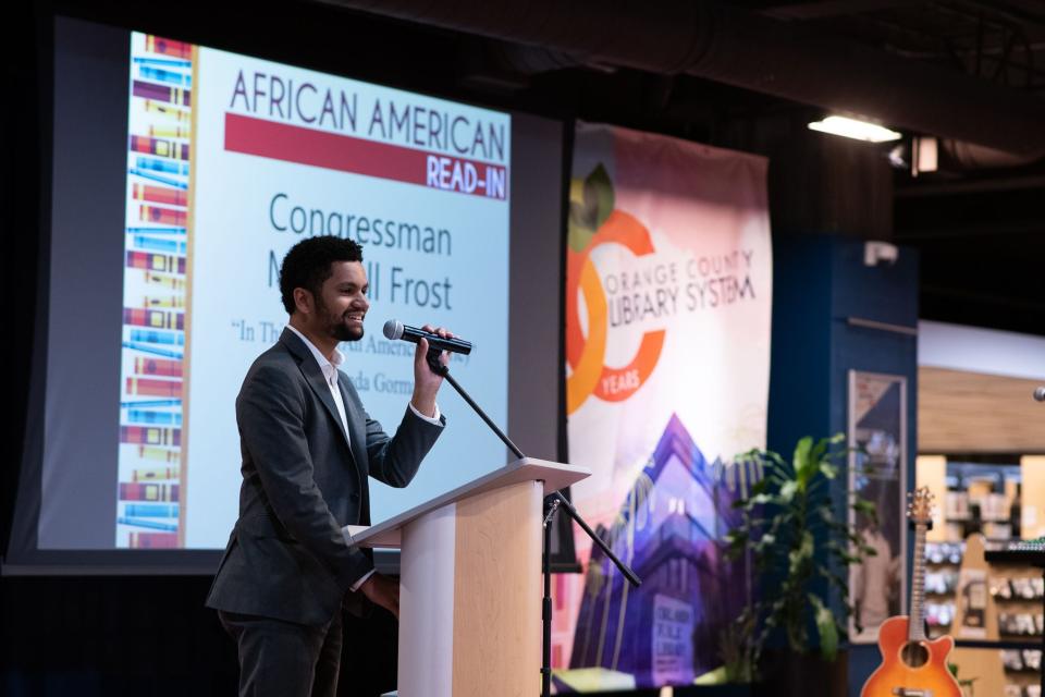 Guests learned about African American literature in poetry, story and song at the African American Read-In at the Orlando Public Library.