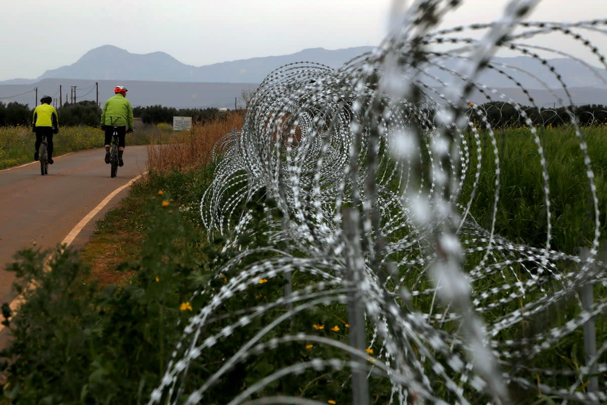 Migration Cyprus UN (Copyright 2021 The Associated Press. All rights reserved)