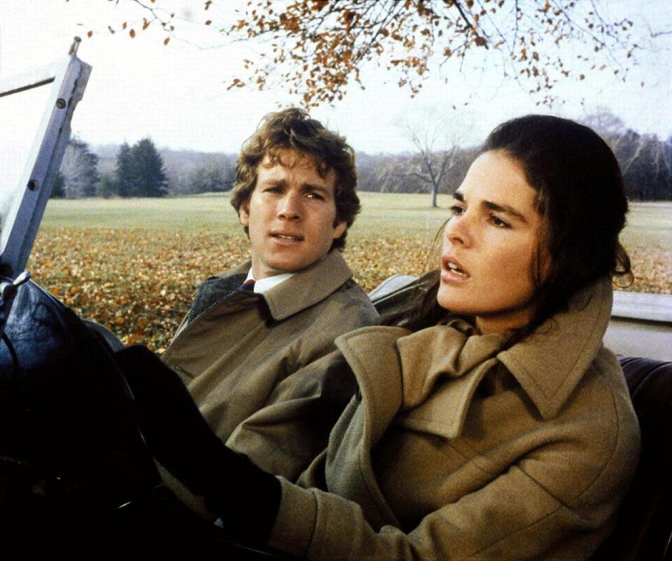 Ryan O’Neal and Ali MacGraw in “Love Story,” 1970 