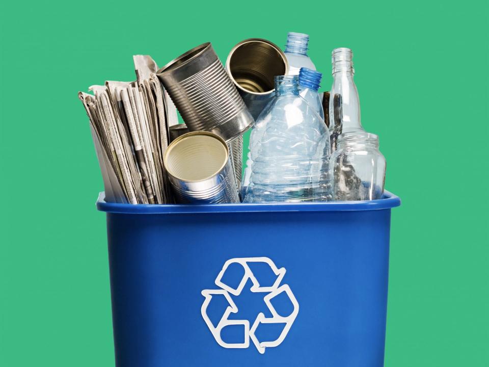 Study: The Best and Worst States at Recycling: recycling bin