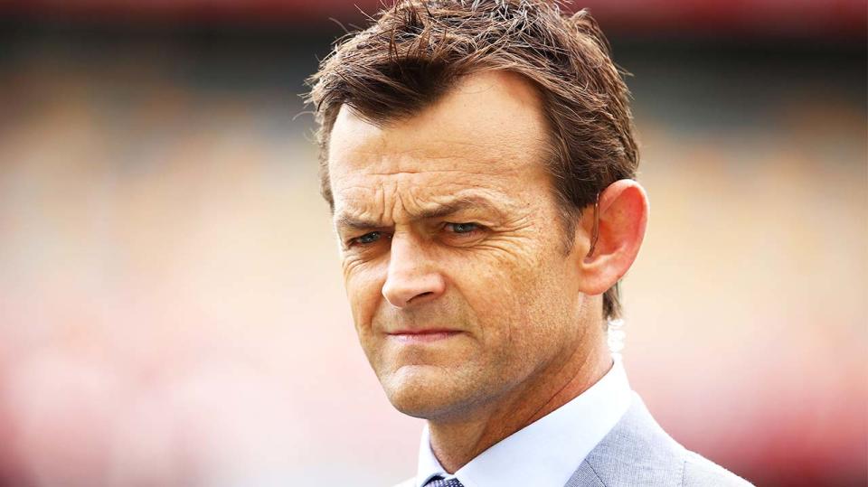 Adam Gilchrist (pictured) during commentary.