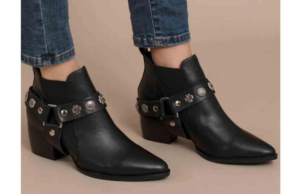 Sol Sana Bruno Black Western Booties