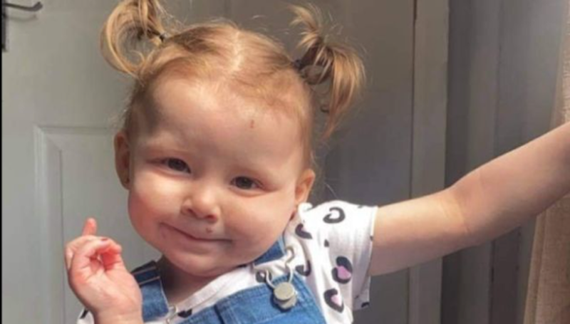 Two-year-old Harper-Lee Fanthorpe died after swallowing a remote control battery. (Reach)