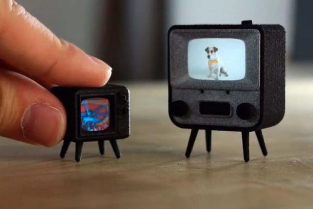 Así es TinyTV, el televisor funcional más pequeño del mundo