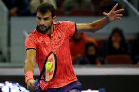 Tennis - China Open men's singles final - Beijing, China - 09/10/16. Bulgaria's Grigor Dimitrov plays against Britain's Andy Murray. REUTERS/Thomas Peter