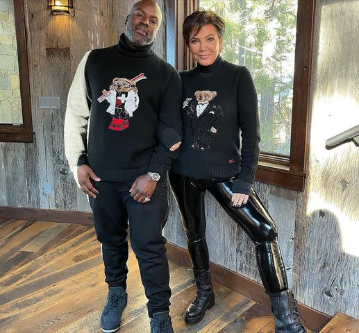 <p>Corey Gamble/Instagram</p> Corey Gamble and Kris Jenner