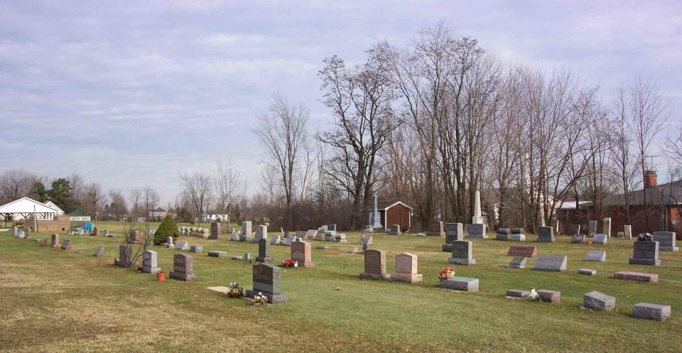 The Mennonite “Old” and “New” Cemetery.