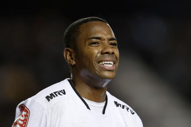 Robinho, a los 40 años, cumple una condena de nueve años. (AP Foto/Víctor R. Caivano, archivo)