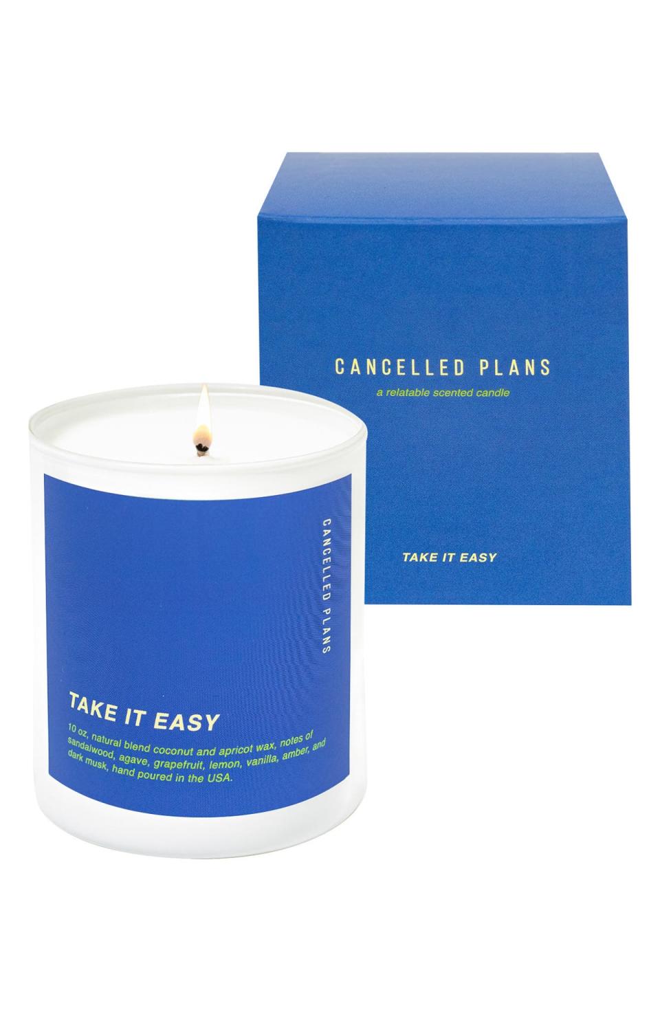 6) Take It Easy Candle