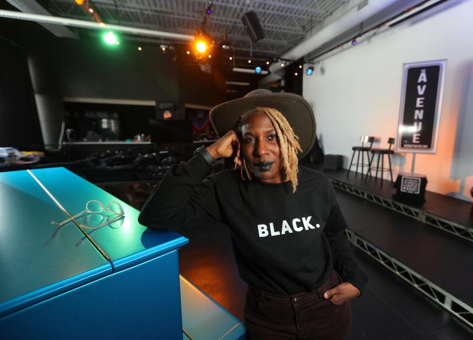 Reenah Golden is the founder of Avenue Black Box Theatre on Joseph Avenue in Rochester, New York. The inclusive community theater leans into social justice and various artistic narratives. Reenah Golden is the founder of Avenue Black Box Theatre on Joseph Avenue in Rochester, New York.