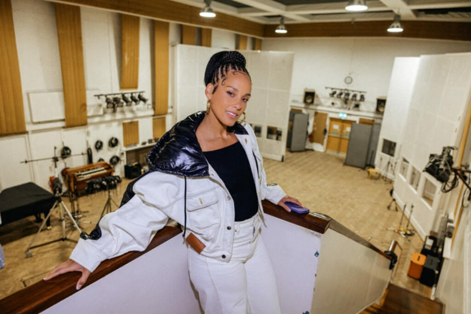 Alicia Keys at Abbey Road (Picture: Ramon Rivas)