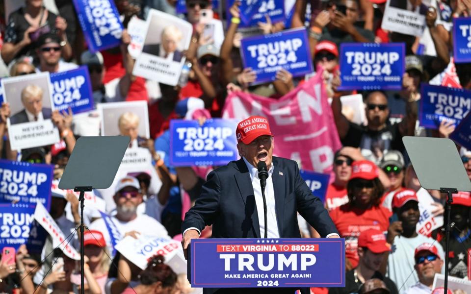Trump addresses rally in Virginia, a day after his debate against Joe Biden